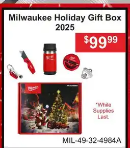 Atlas Tools & Machinery Milwaukee Holiday Gift Box offer