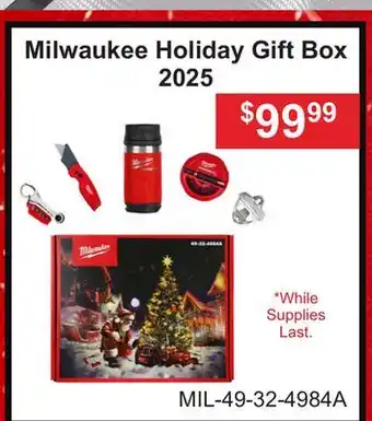 Atlas Tools & Machinery Milwaukee Holiday Gift Box offer