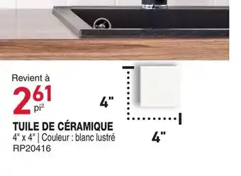 Matério TUILE DE CÉRAMIQUE offer