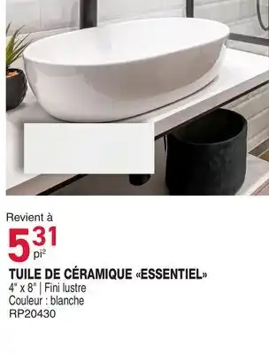 Matério TUILE DE CÉRAMIQUE ESSENTIEL offer
