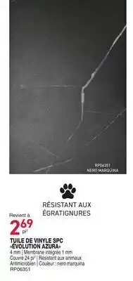 Matério TUILE DE VINYLE SPC ÉVOLUTION AZURA offer