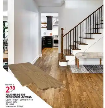 Matério PLANCHER DE BOIS CHÊNE ROUGE TAVERNE offer