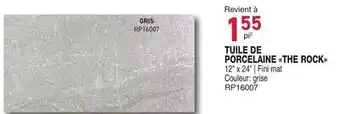 Matério TUILE DE PORCELAINE THE ROCK offer