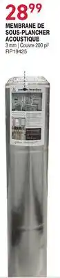 Matério MEMBRANE DE SOUS-PLANCHER ACOUSTIQUE offer