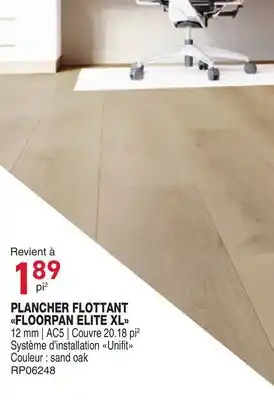 Matério PLANCHER FLOTTANT FLOORPAN ELITE XL offer