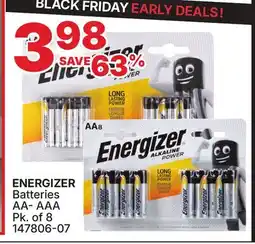 Rossy ENERGIZER Batteries offer