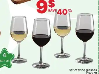 Rossy Set of wine glasses offer
