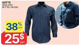 Rossy GATTS Work shirt offer