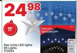 Rossy Star icicle LED lights 96 Lights offer