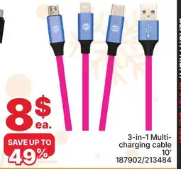 Rossy 3-in-1 Multi-charging cable offer