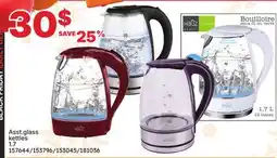 Rossy Asst glass kettles offer
