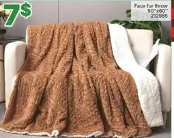 Rossy Faux fur throw offer