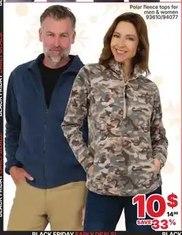 Rossy Polar fleece tops for men & women offer