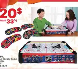 Rossy NHL Air hockey game table offer