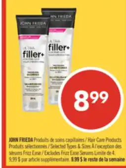 Pharmaprix JOHN FRIEDA Hair Care Products offer