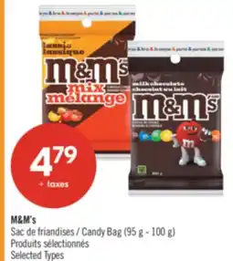 Pharmaprix M&M'S Candy Bag offer