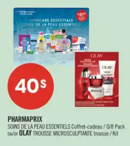 Pharmaprix PHARMAPRIX SOINS DE LA PEAU ESSENTIELS Gift Pack or OLAY TROUSSE MICROSCULPTANTE Kit offer