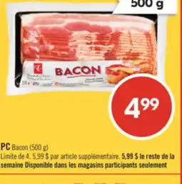 Pharmaprix PC Bacon offer