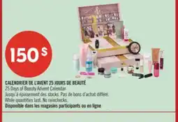 Pharmaprix 25 Days of Beauty Advent Calendar offer