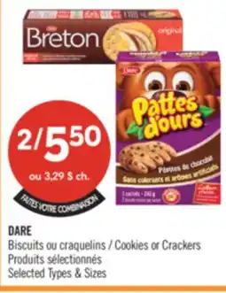 Pharmaprix DARE Cookies or Crackers offer