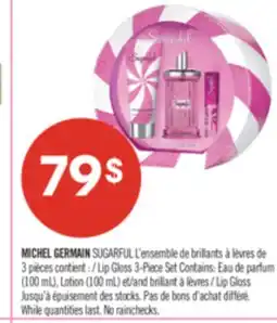 Pharmaprix MICHEL GERMAIN SUGARFUL Lip Gloss 3-Piece Set offer