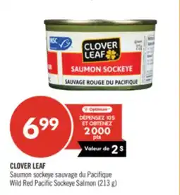 Pharmaprix CLOVER LEAF Wild Red Pacific Sockeye Salmon offer