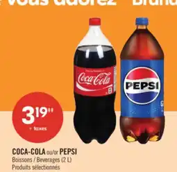 Pharmaprix COCA-COLA or PEPSI Beverages offer