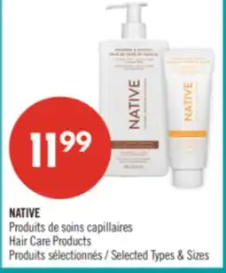 Pharmaprix NATIVE Hair Care Products offer