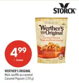 Pharmaprix WERTHER'S ORIGINAL Caramel Popcorn offer