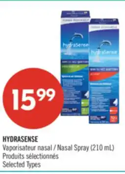 Pharmaprix HYDRASENSE Nasal Spray offer