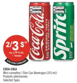 Pharmaprix COCA-COLA Slim Can Beverages offer