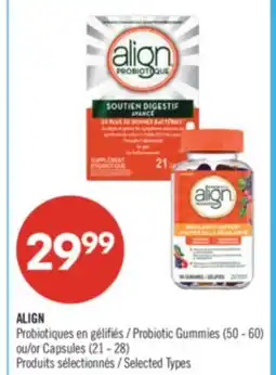 Pharmaprix ALIGN Probiotic Gummies (50-60) or Capsules (21-28) offer