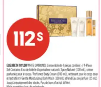 Pharmaprix ELIZABETH TAYLOR WHITE DIAMONDS 4-Piece offer