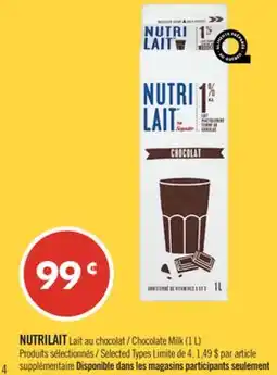 Pharmaprix NUTRILAIT Chocolate Milk offer