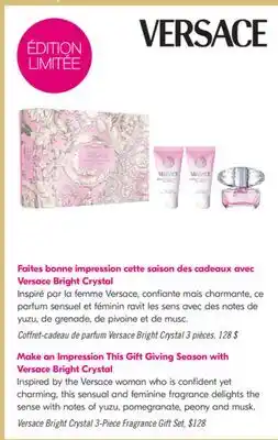 Pharmaprix Versace Bright Crystal 3-Piece Fragrance Gift Set offer