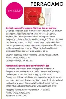 Pharmaprix Ferragamo Fiamma 2-Piece Fragrance Gift Set offer