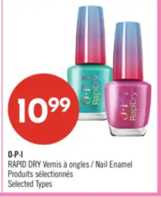 Pharmaprix O-P-I RAPID DRY Nail Enamel offer
