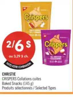 Pharmaprix CHRISTIE CRISPERS Baked Snack offer