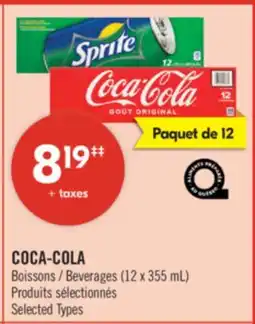 Pharmaprix COCA-COLA Beverages offer