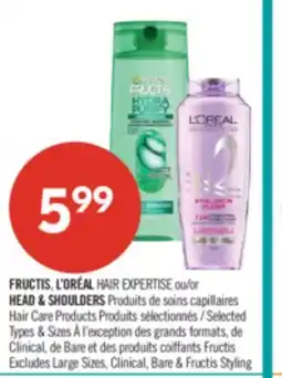 Pharmaprix L'ORÉAL HAIR or HEAD & SHOULDERS Hair Care offer