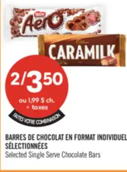 Pharmaprix Selected Single Serve Chocolate Bars offer