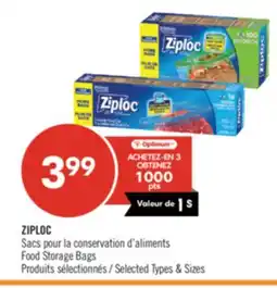 Pharmaprix ZIPLOC Food Storage Bags offer