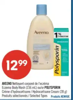 Pharmaprix AVEENO Body Wash (236 mL) or Hydrocortisone Cream (28 g) offer