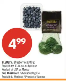 Pharmaprix Blueberries (340 g) or Avocado Bag (5) offer