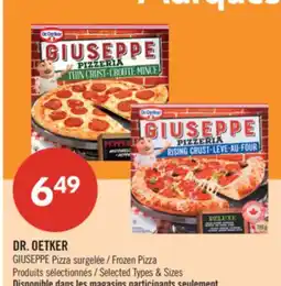 Pharmaprix DR. OETKER GIUSEPPE Frozen Pizza offer