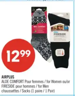 Pharmaprix AIRPLUS ALOE COMFORT for Women or FIRESIDE for Men Socks offer
