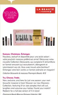 Pharmaprix Pharmaprix Beauté Mascara Discovery Collection offer