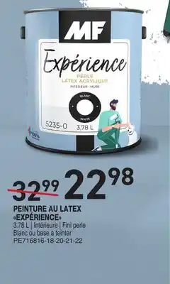 Matério PEINTURE AU LATEX EXPÉRIENCE offer