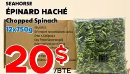 Marche Salaberry SEAHORSE ÉPINARD HACHÉ offer