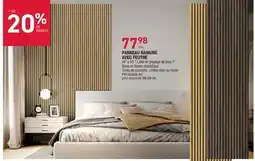 Matério PANNEAU RAINURÉ AVEC FEUTRE offer